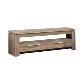 Elkton 2-drawer TV Console Weathered Brown - Half Price Furniture