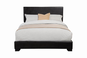 Conner Full Upholstered Panel Bed Black - Half Price Furniture