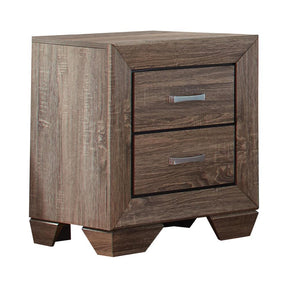 Kauffman 2-drawer Nightstand Washed Taupe - Half Price Furniture