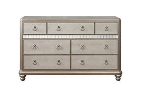 Bling Game 7-drawer Dresser Metallic Platinum  Half Price Furniture