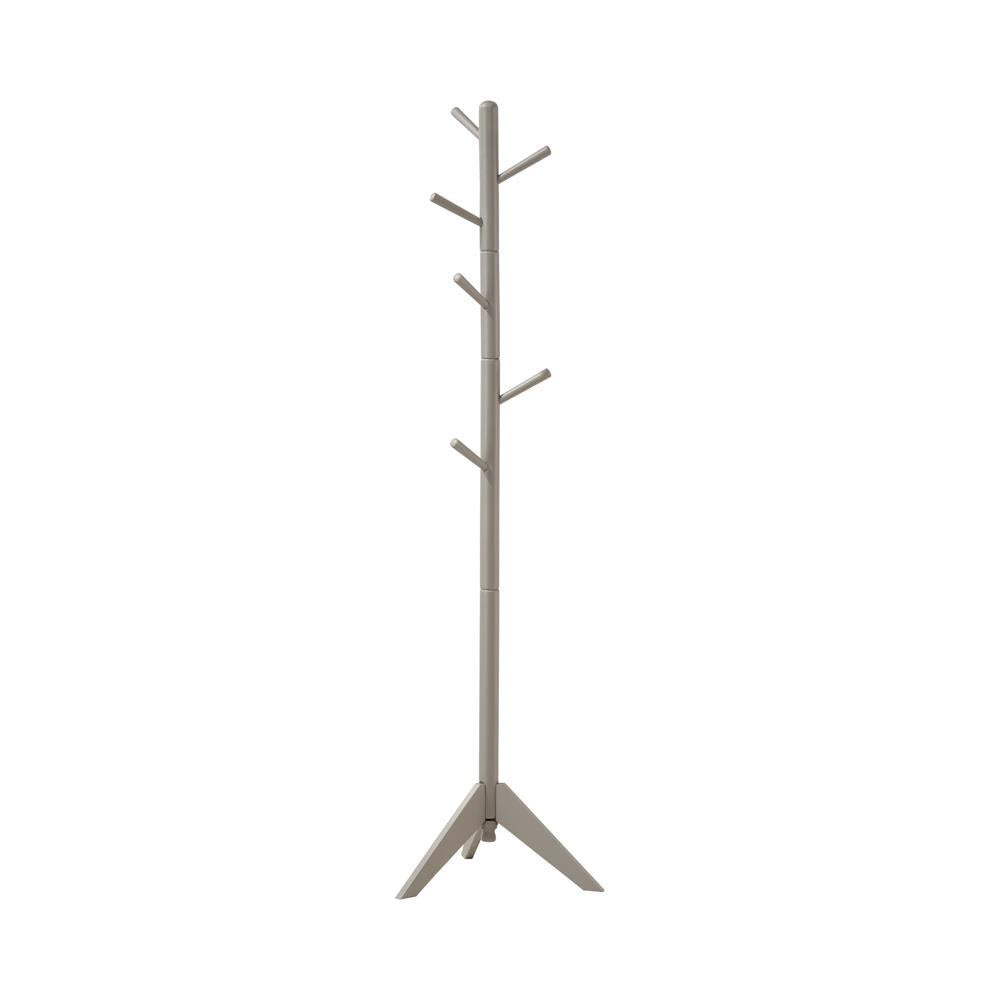 Devlin Coat Rack with 6 Hooks Grey - Half Price Furniture