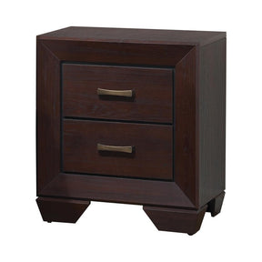 Kauffman 2-drawer Nightstand Dark Cocoa - Half Price Furniture