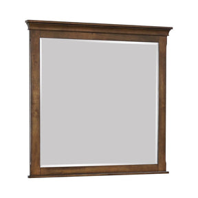 Franco Rectangular Dresser Mirror Burnished Oak - Half Price Furniture