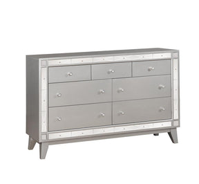 Leighton 7-drawer Dresser Metallic Mercury - Half Price Furniture