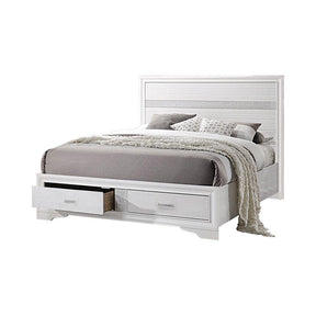 Miranda Queen 2-drawer Storage Bed White - Half Price Furniture