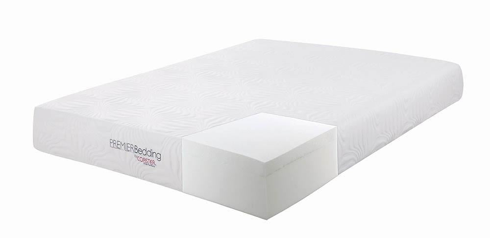 Key Queen Memory Foam Mattress White - Mattress - Half Price Furniture