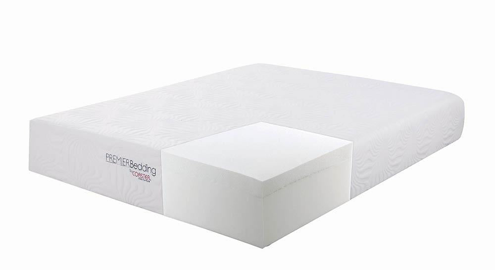 Ian Queen Memory Foam Mattress White - Half Price Furniture