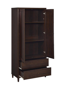 Wadeline 2-door Tall Accent Cabinet Rustic Tobacco - Half Price Furniture