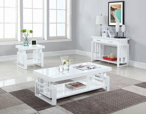 Schmitt Rectangular Coffee Table High Glossy White - Half Price Furniture