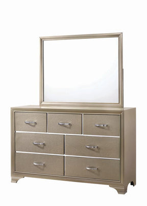 Beaumont Rectangular Dresser Mirror Champagne - Half Price Furniture