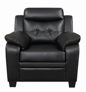 Finley Tufted Upholstered Chair Black - Chair - Half Price Furniture