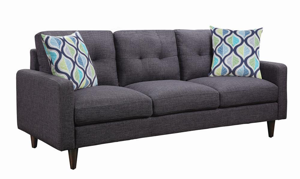 Watsonville Tufted Back Sofa Grey - Half Price Furniture
