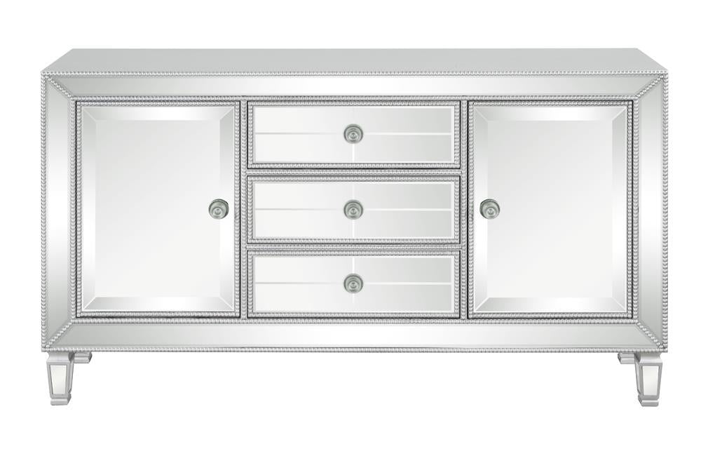 Leticia 3-drawer Accent Cabinet Silver - Half Price Furniture