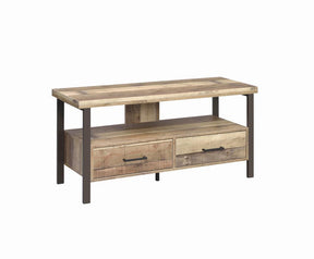 Ruston 48" 2-drawer TV Console Weathered Pine - Half Price Furniture