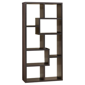 Theo 10-shelf Bookcase Cappuccino - Half Price Furniture