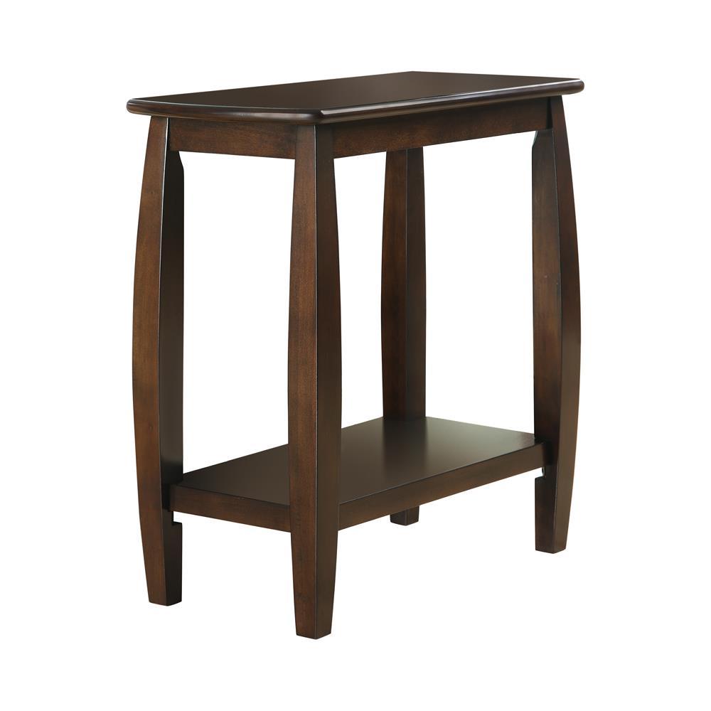 Raphael 1-shelf Chairside Table Cappuccino - End Table - Half Price Furniture