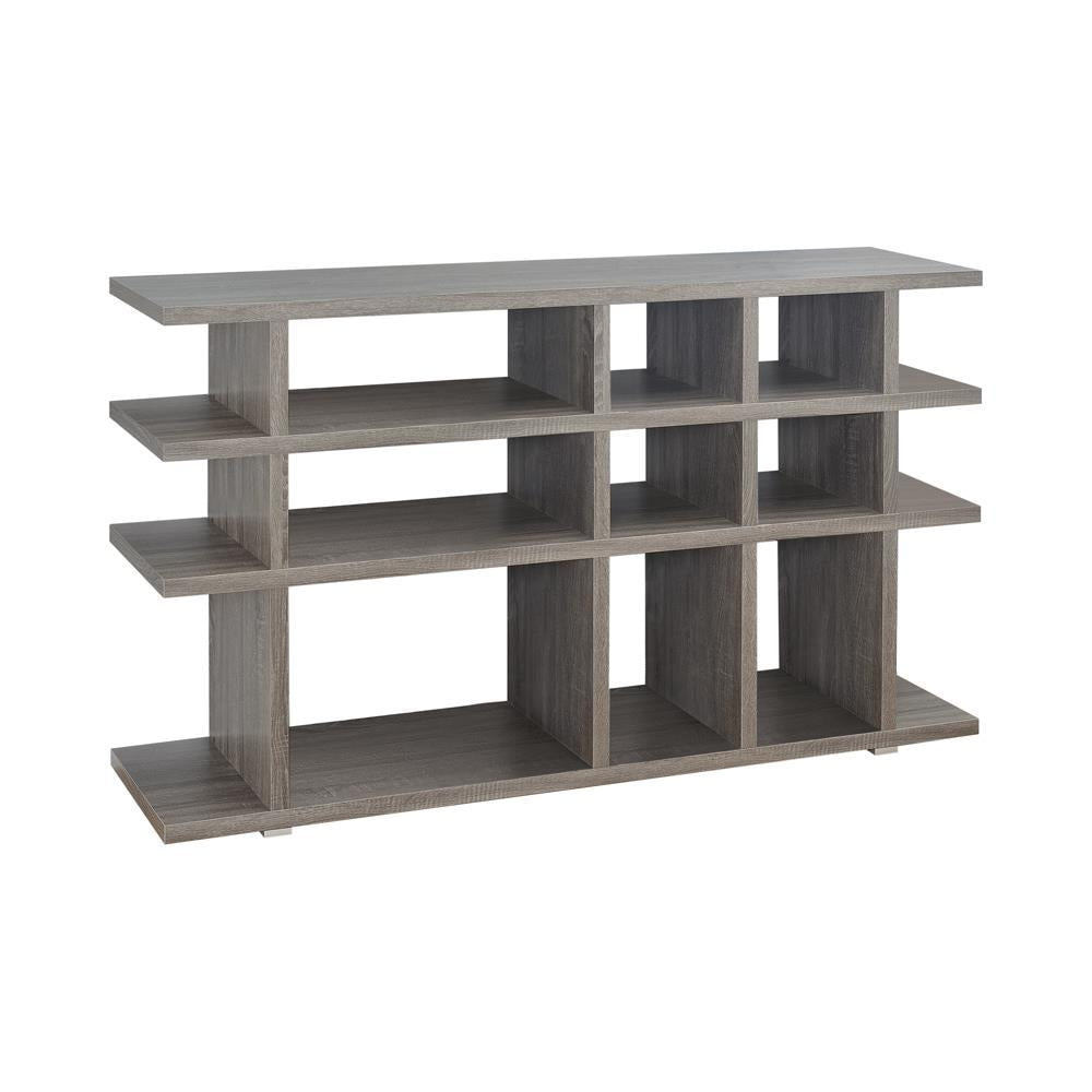 Santos 3-tier Bookcase Weathered Grey - Half Price Furniture