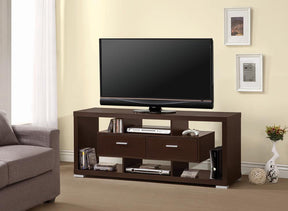 Casey 2-drawer Rectangular TV Console Cappuccino - Half Price Furniture