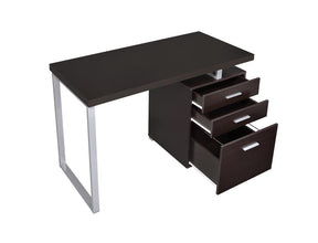 Brennan 3-drawer Office Desk Cappuccino - Half Price Furniture