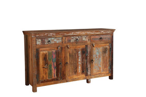 Henry 3-door Accent Cabinet Reclaimed Wood - Half Price Furniture