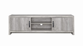 Burke 2-drawer TV Console Grey Driftwood - Half Price Furniture