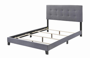 Mapes Tufted Upholstered Queen Bed Grey - Half Price Furniture