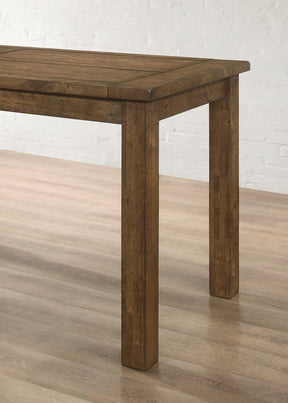 Coleman Counter Height Table Rustic Golden Brown - Half Price Furniture