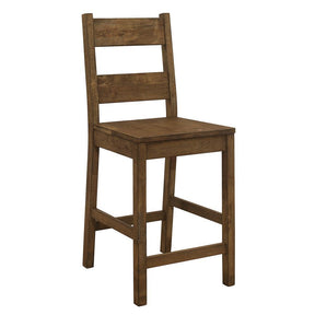 Coleman Counter Height Stools Rustic Golden Brown (Set of 2) - Half Price Furniture