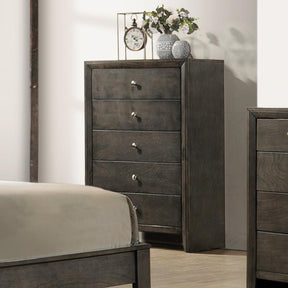 Serenity 5-drawer Chest Mod Grey - Half Price Furniture