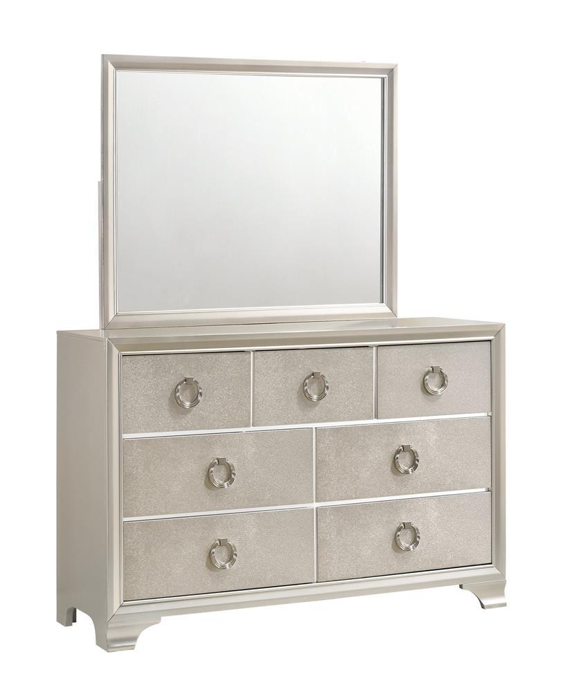 Salford 7-drawer Dresser Metallic Sterling - Half Price Furniture