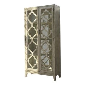 Mckellen 2-door Tall Cabinet Antique White - Half Price Furniture