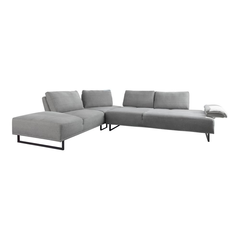 Arden 2-piece Adjustable Back Sectional Taupe - Half Price Furniture