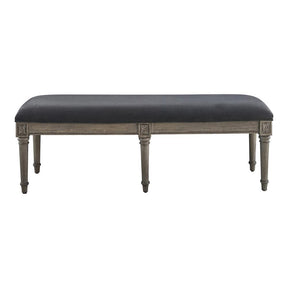 Alderwood Upholstered Bench French Grey - Half Price Furniture