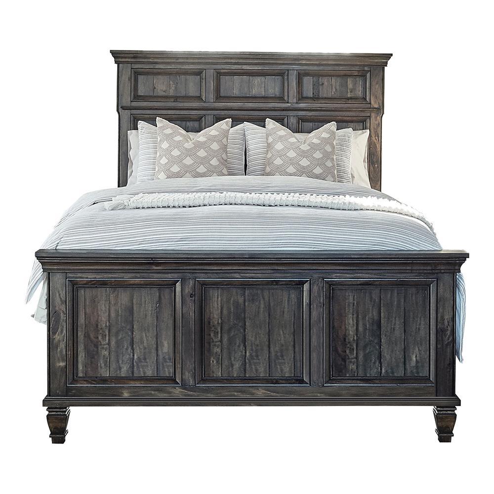 Avenue California King Panel Bed Weathered Burnished Brown - Half Price Furniture