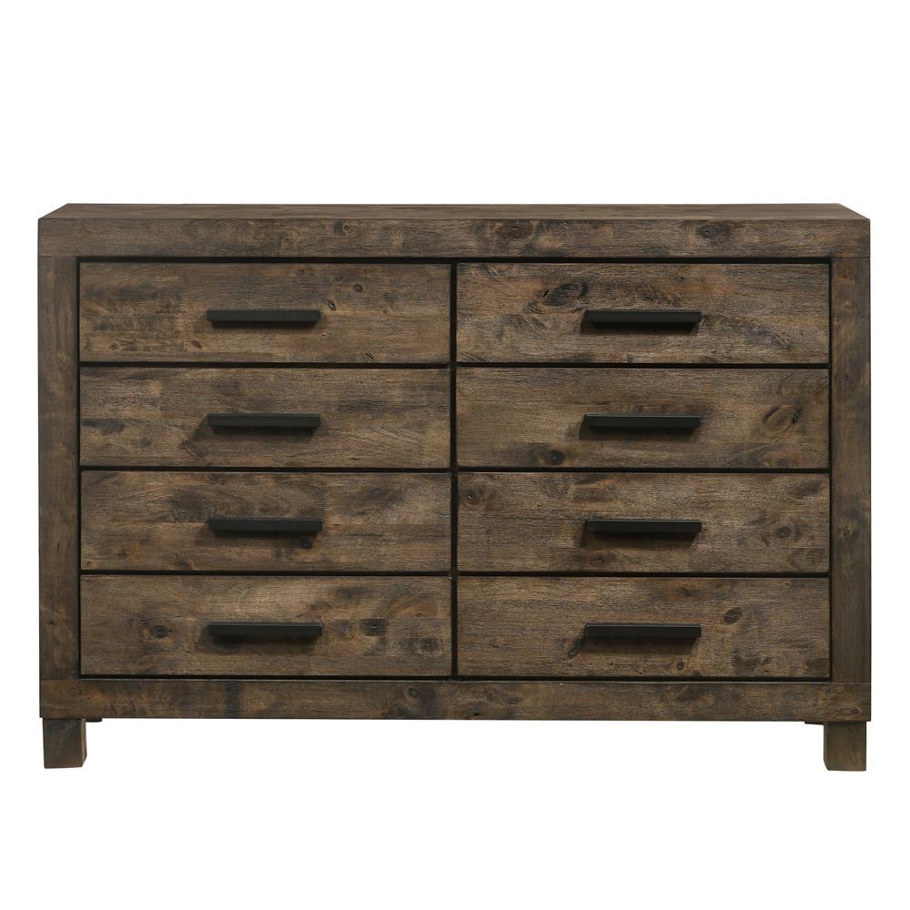 Woodmont 8-drawer Dresser Rustic Golden Brown - Half Price Furniture