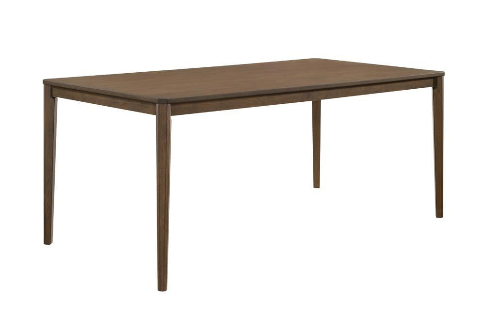 Wethersfield Dining Table with Clipped Corner Medium Walnut - Half Price Furniture