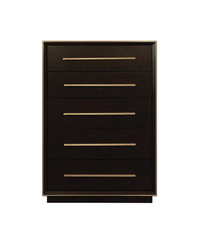 Durango 5-drawer Chest Smoked Peppercorn - Chest - Half Price Furniture