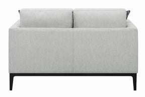 Apperson Cushioned Back Loveseat Light Grey - Half Price Furniture