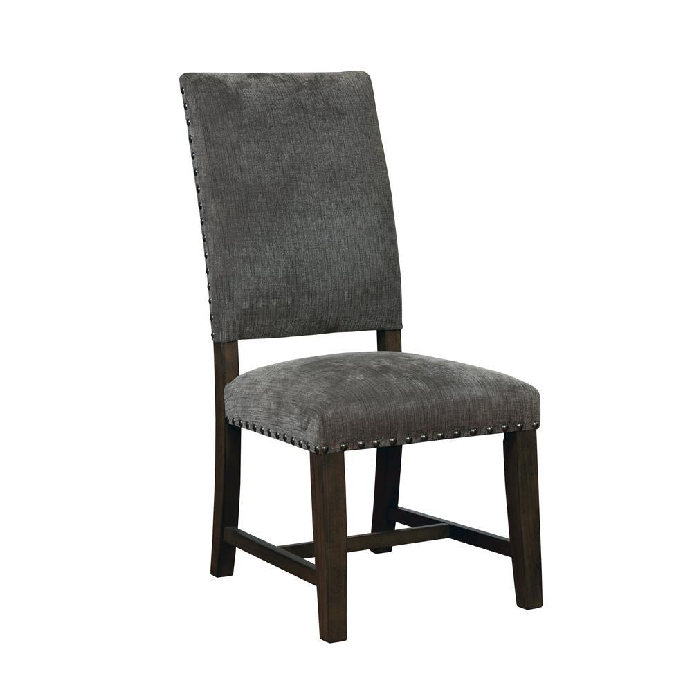 Twain Upholstered Side Chairs Warm Grey (Set of 2) - Half Price Furniture