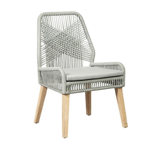 Nakia Woven Back Side Chairs Grey (Set of 2) - Half Price Furniture