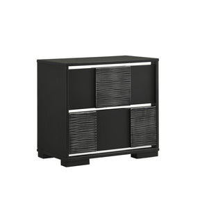 Blacktoft 2-drawer Nightstand Black  Half Price Furniture