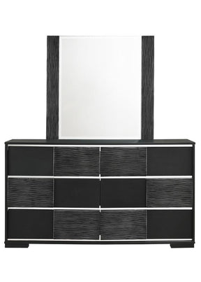 Blacktoft Rectangle Dresser Mirror Black - Half Price Furniture