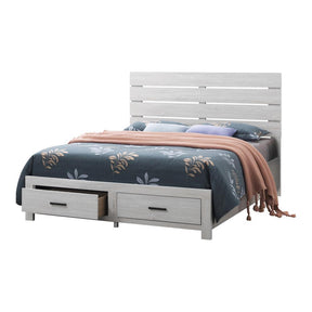 Brantford Eastern King Panel Bed Coastal White - Half Price Furniture