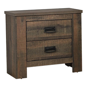 Frederick 2-drawer Nightstand Weathered Oak Half Price Furniture