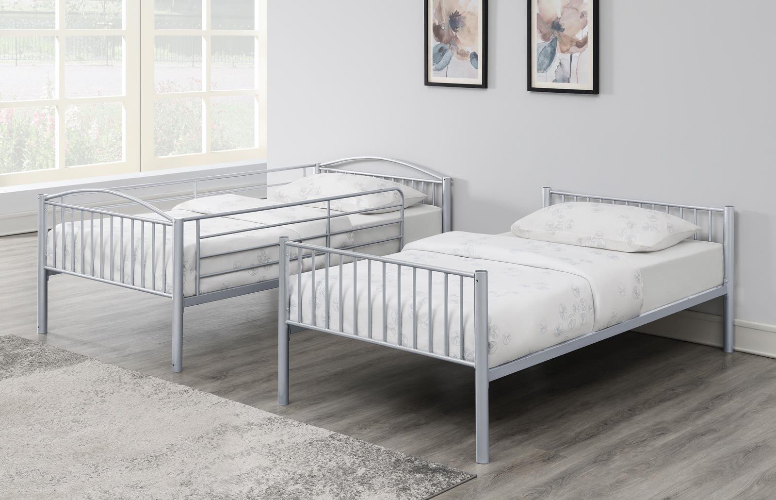 Anson Twin Over Twin Bunk Bed with Ladder - Half Price Furniture