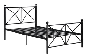 Hart Full Platform Bed Black - Half Price Furniture