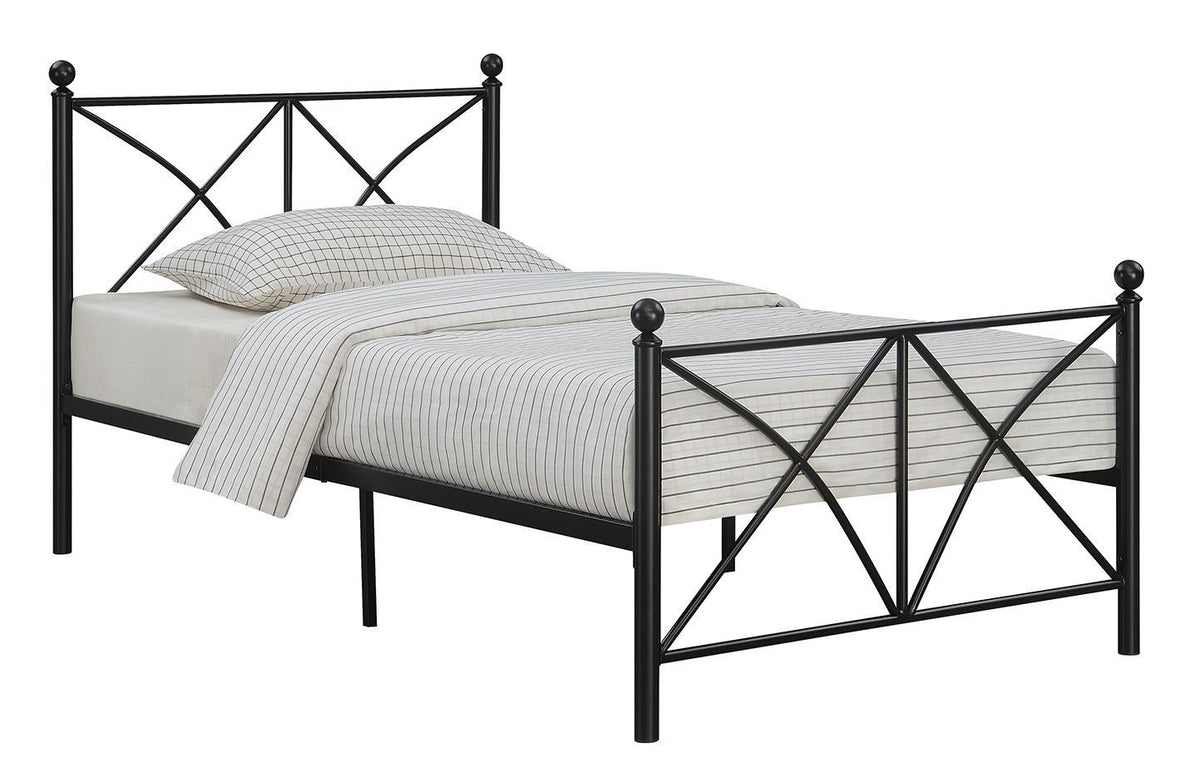 Hart Full Platform Bed Black - Half Price Furniture