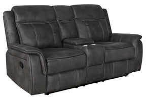 Lawrence Upholstered Tufted Back Motion Loveseat - Half Price Furniture