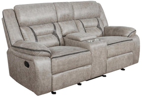 Greer Upholstered Tufted Back Glider Loveseat - Half Price Furniture