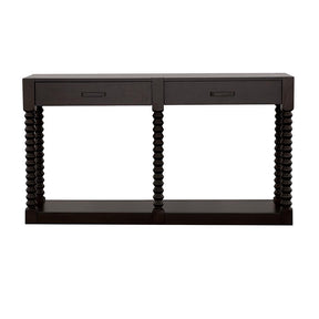 Meredith 2-drawer Sofa Table Coffee Bean - Half Price Furniture